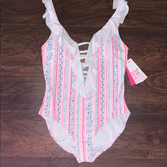 Lilly Pulitzer Other - NWT Lilly Pulitzer Sea Stripe Carmen Swimsuit